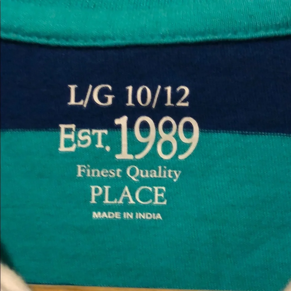 Boys Children’s Place blue polo‎ size large